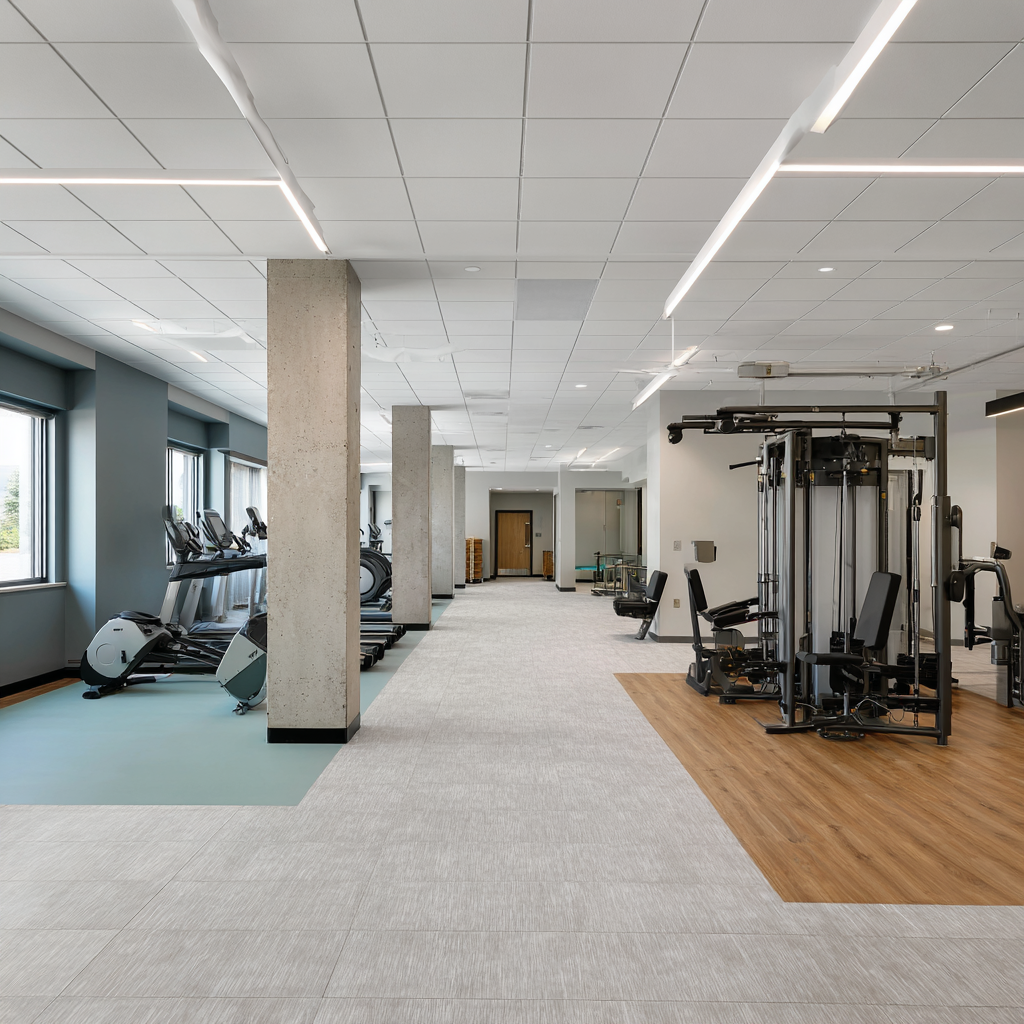 Residential treatment living area at Lighthouse Wellness in Chico, California
